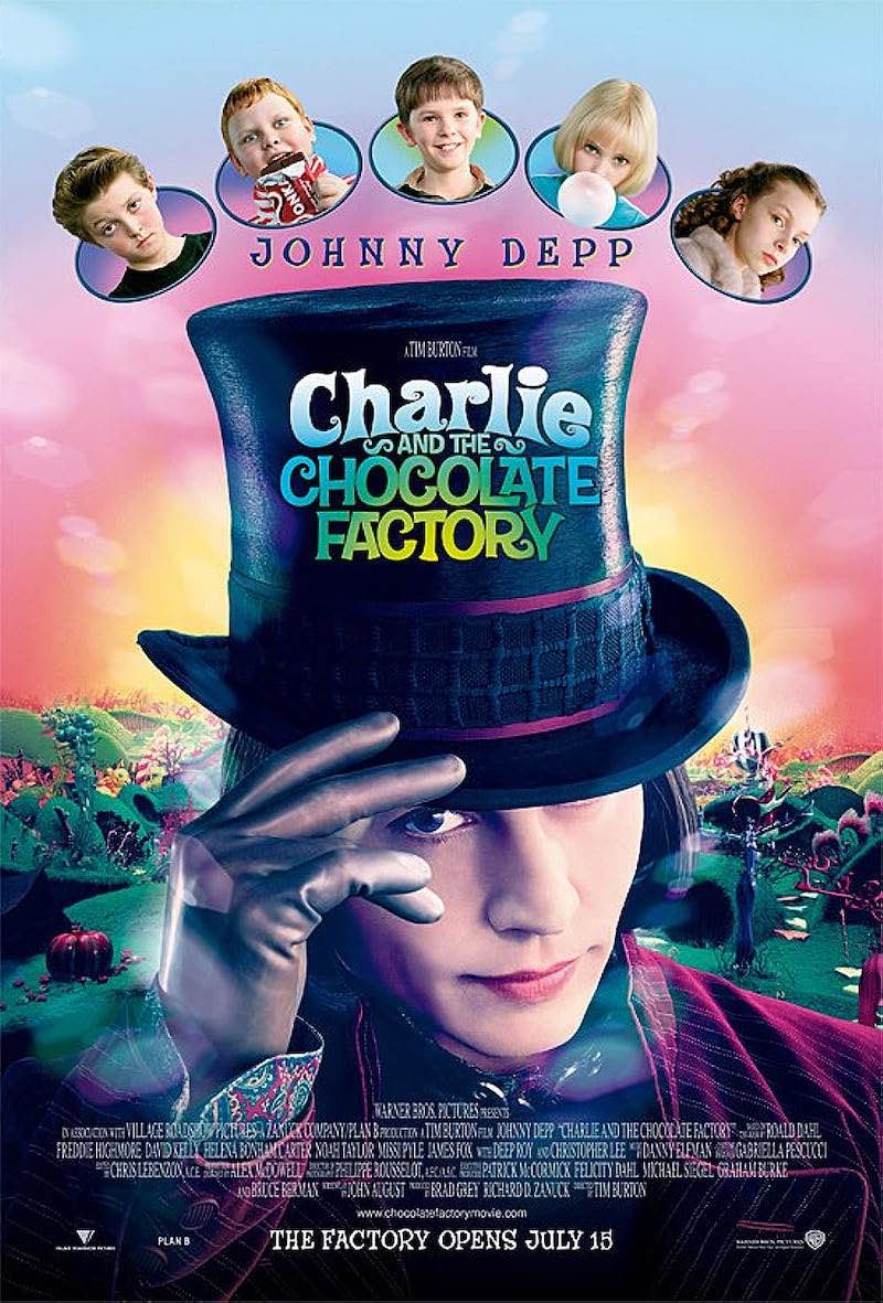 Постер к фильму "Чарли и шоколадная Фабрика"